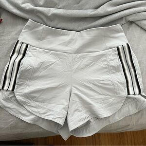 Athleta Light Grey Athletic Shorts Lightweight Design